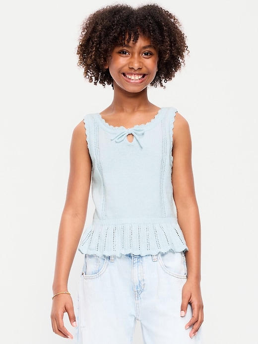 Image number 1 showing, Sweater-Knit Tank Top for Girls