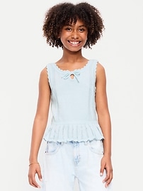 Image number 1 showing, Sweater-Knit Tank Top for Girls