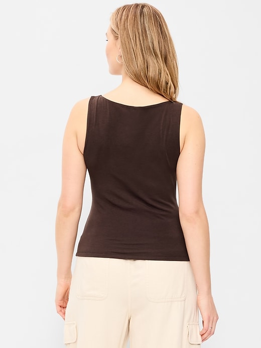 Image number 6 showing, Hug Double-Layer Boat-Neck Top