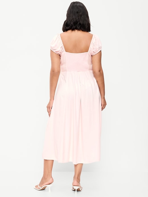 Image number 4 showing, Short-Sleeve Fit & Flare Midi Dress