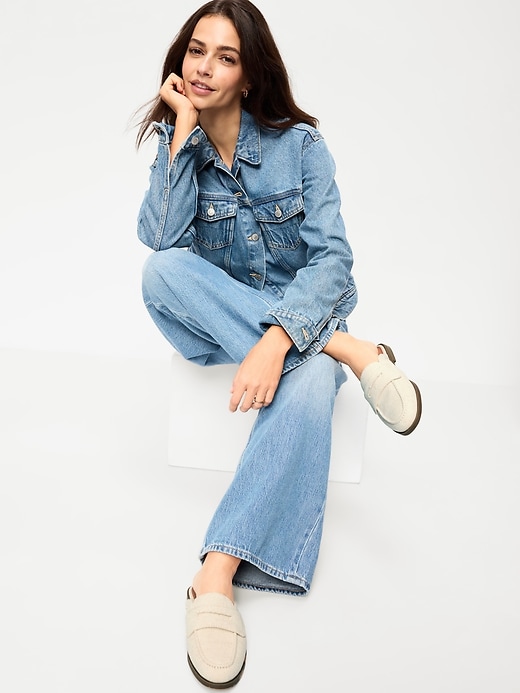 Image number 2 showing, Loafer Mule Shoes for Women