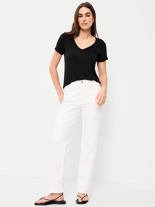 Image number 3 showing, Luxe V-Neck T-Shirt