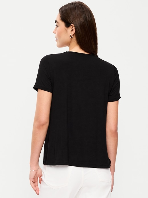 Image number 2 showing, Luxe V-Neck T-Shirt