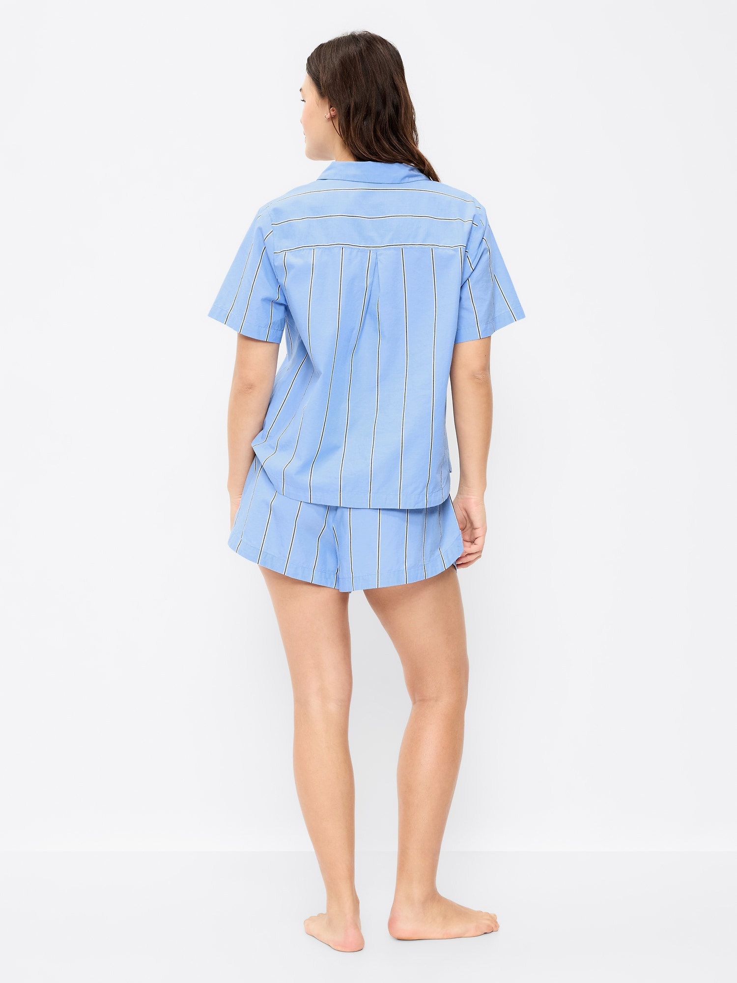 Poplin Pajama Short Set