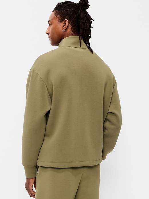 Image number 2 showing, Bounce Fleece Oversized Quarter-Zip Pullover