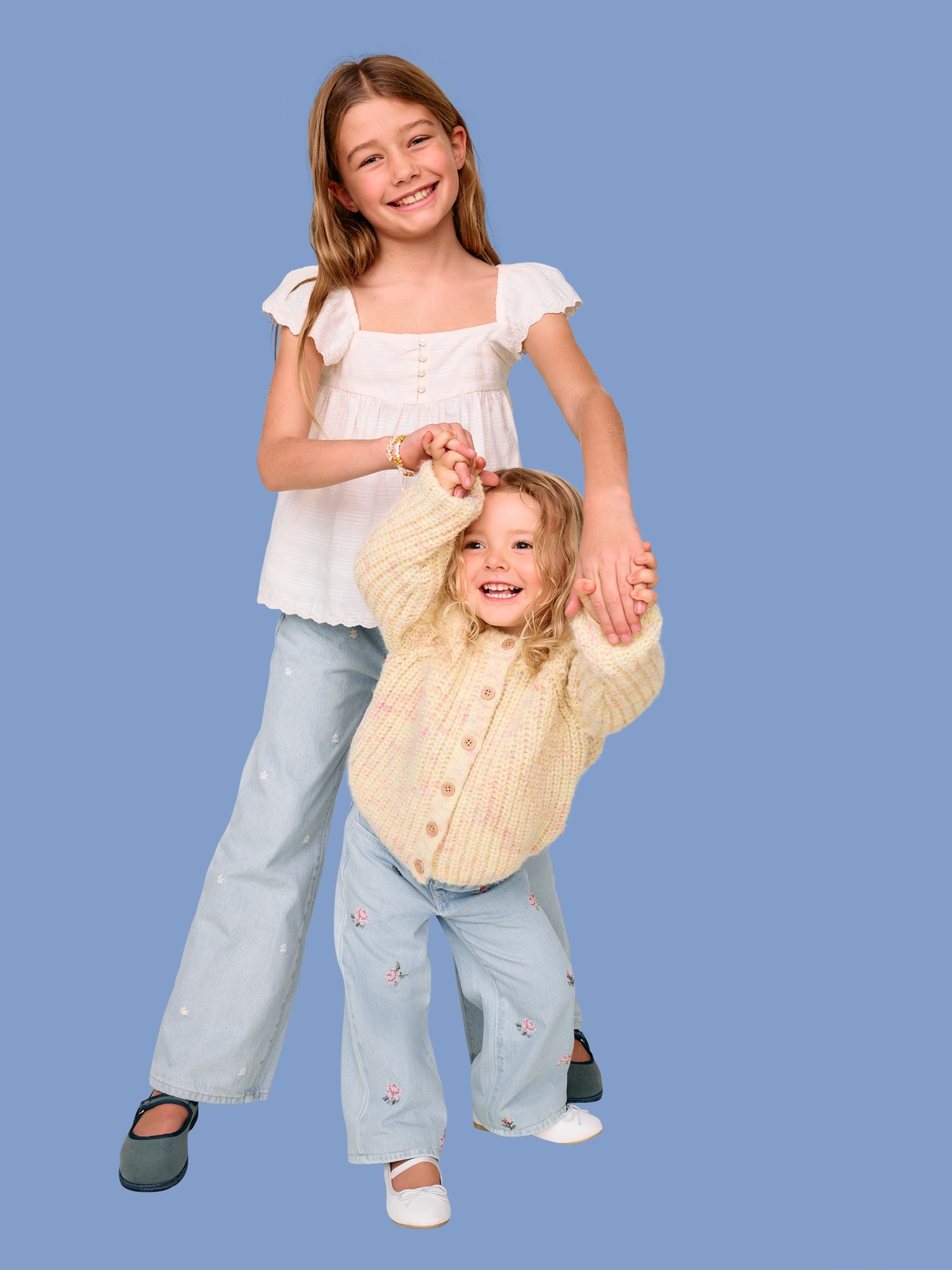 Button-Front Cardigan Sweater for Toddler Girls