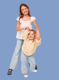 Image number 3 showing, Button-Front Cardigan Sweater for Toddler Girls