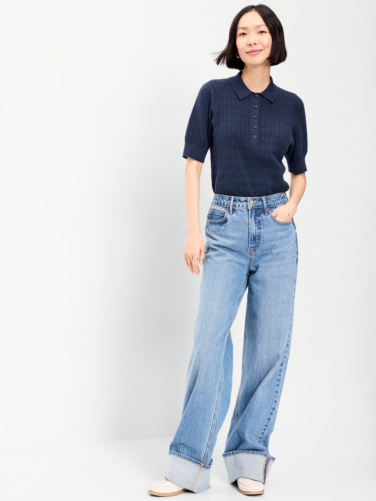 SoSoft Lite Pointelle Polo