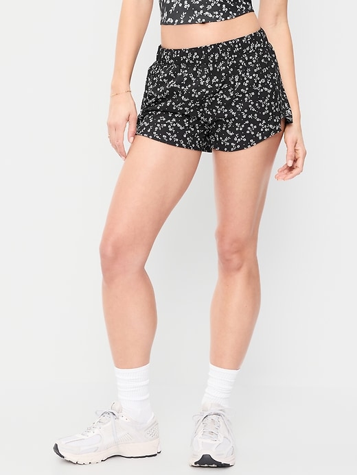 Image number 1 showing, Mid-Rise StretchTech Run Shorts -- 3-inch inseam