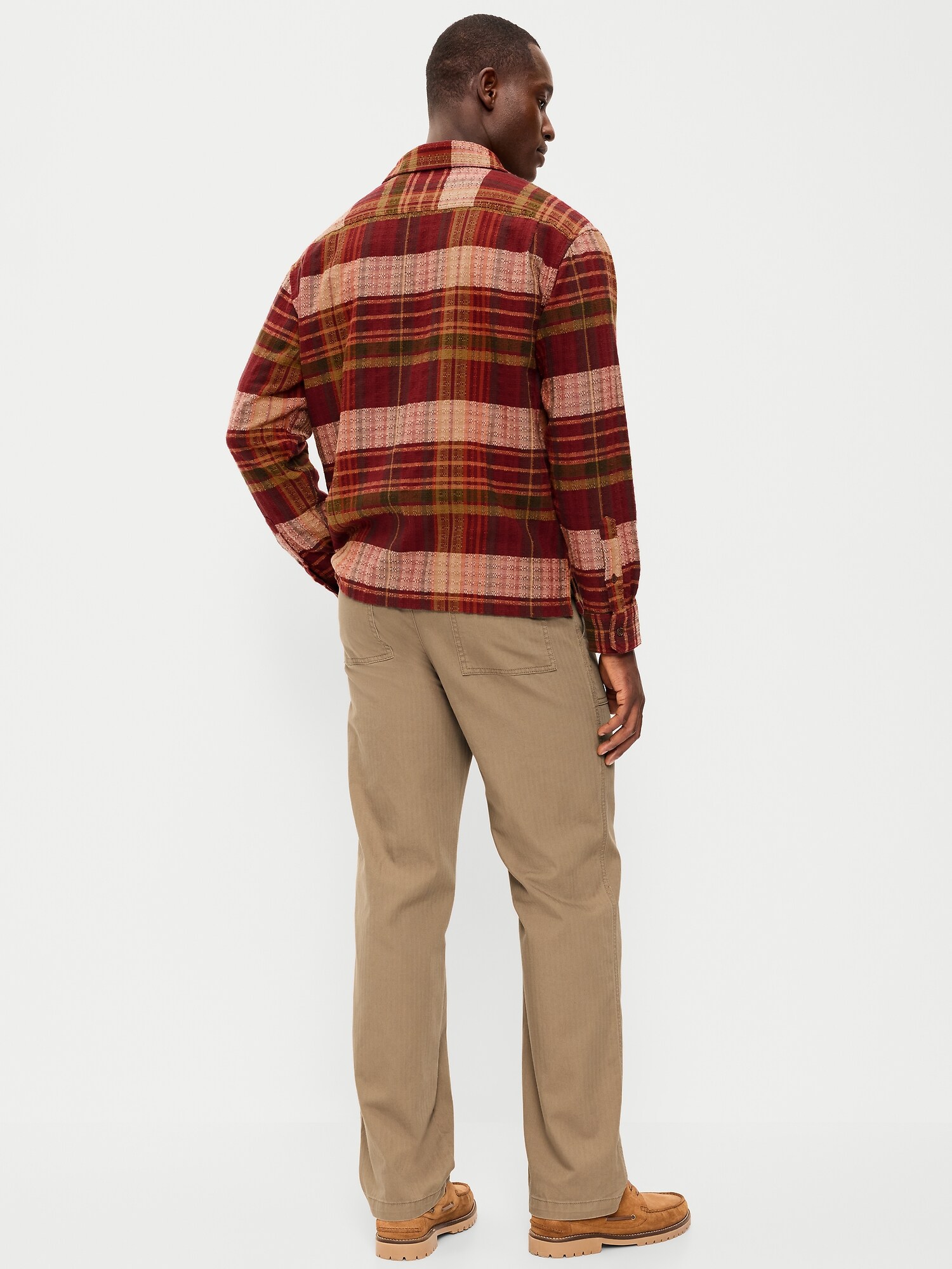 Мужские брюки Old Navy 90's Loose, цвет: Коричневый — фото 3