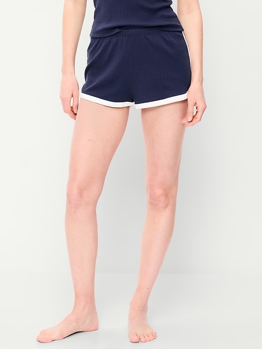 Image number 1 showing, Pointelle Sleep Short