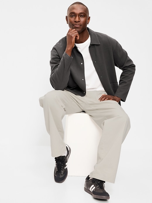 Image number 3 showing, Cropped Loose Utility Shacket