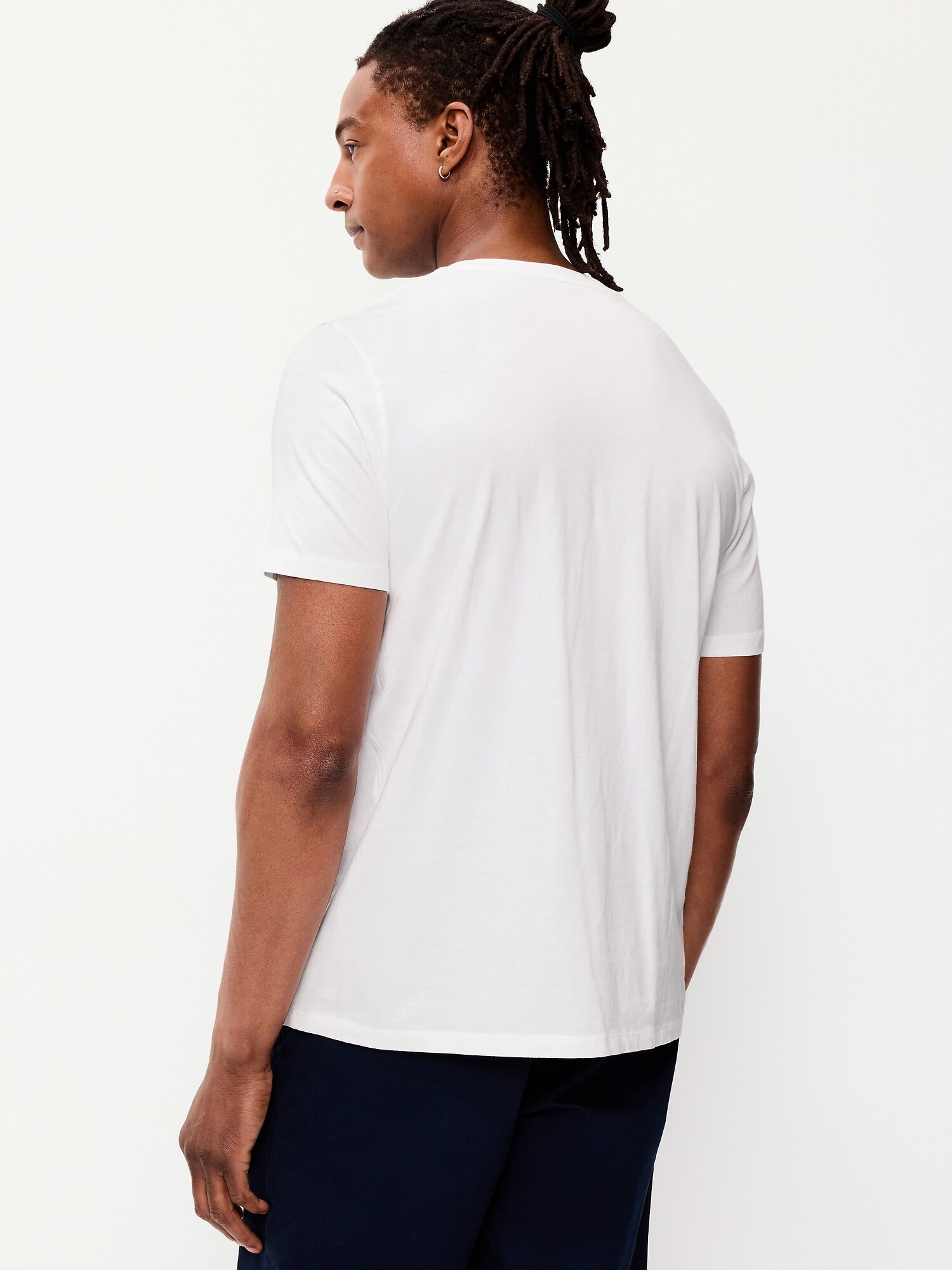 Мужская футболка Old Navy Henley, цвет: Calla Lilies — фото 2