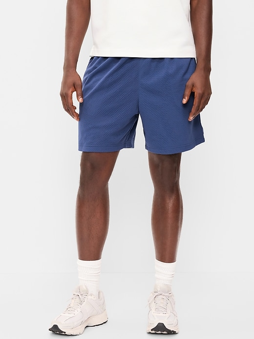 Image number 1 showing, Baggy Mesh Shorts -- 6-inch inseam