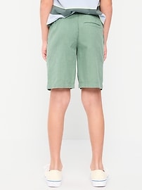 Image number 2 showing, Knee Length Linen-Blend Dock Shorts for Boys