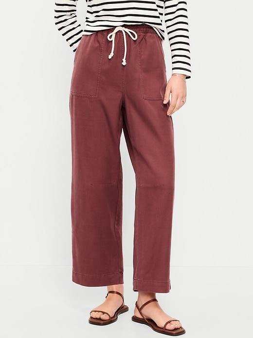 Image number 2 showing, High-Waisted Utility Ankle Pants