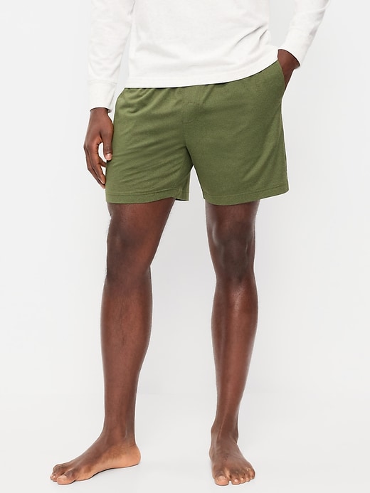 Jersey-Knit Pajama Shorts