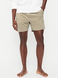 Image number 1 showing, Jersey-Knit Pajama Shorts