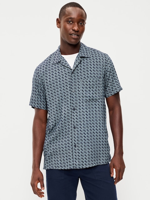 Short-Sleeve Camp Shirt