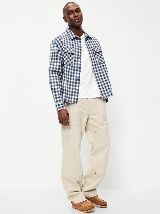 Image number 3 showing, Loose Fit Cropped Shirt