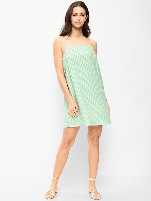 Image number 1 showing, Strappy Mini Shift Dress