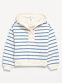 Image number 2 showing, Oversized Lace-Up Sweatshirt for Toddler Girls