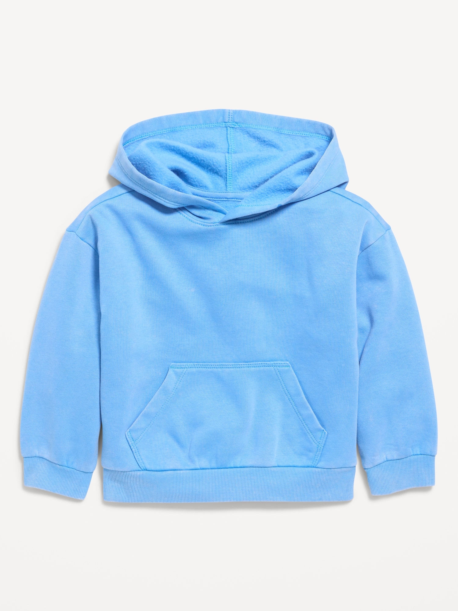 Oversized Boxy Washed Unisex Pullover Hoodie for Toddler
