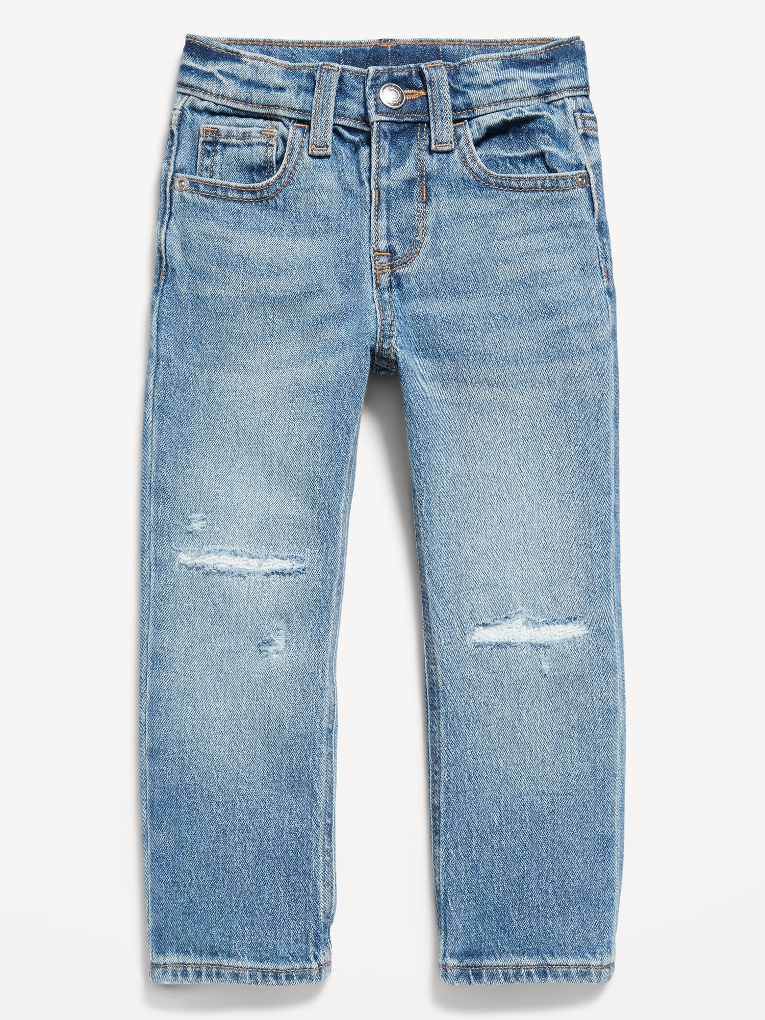 Straight Ripped Stretch Jeans for Toddler Boys
