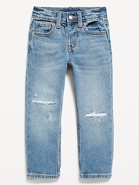 Image number 2 showing, Straight Ripped Stretch Jeans for Toddler Boys