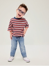 Image number 3 showing, Skinny 360° Stretch Knit-Waist Jeans for Toddler Boys