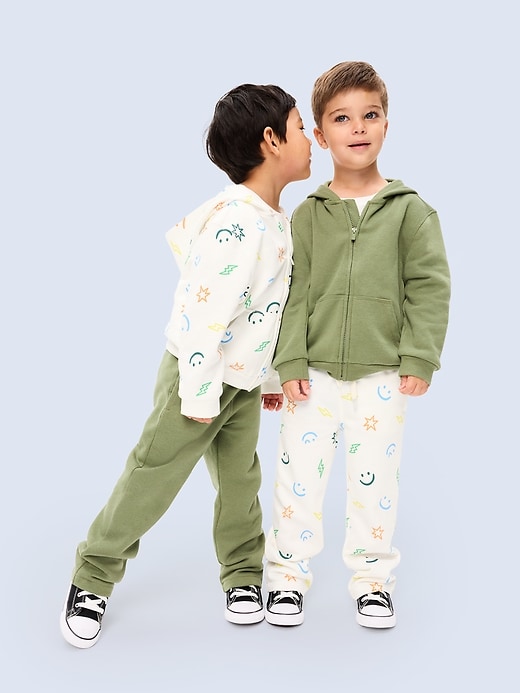 Image number 2 showing, Favorite Fleece Oversized Zip Hoodie for Toddler Boys