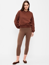 Image number 1 showing, High-Waisted Fashion Layering Cropped Legging