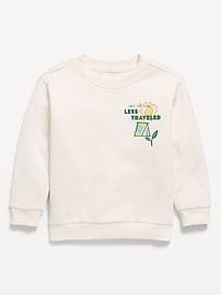 Image number 2 showing, Oversized Long-Sleeve Graphic Sweatshirt for Toddler Boys