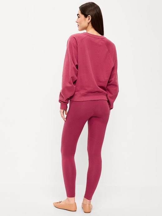 Image number 3 showing, High-Waisted Jersey Fashion Layering Leggings