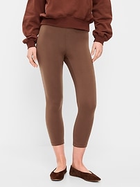 Image number 2 showing, High-Waisted Fashion Layering Cropped Legging