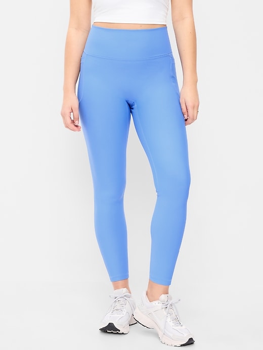Image number 4 showing, Extra-High Waisted PowerSoft Boundless 7/8 Pocket Leggings – No Front Seam