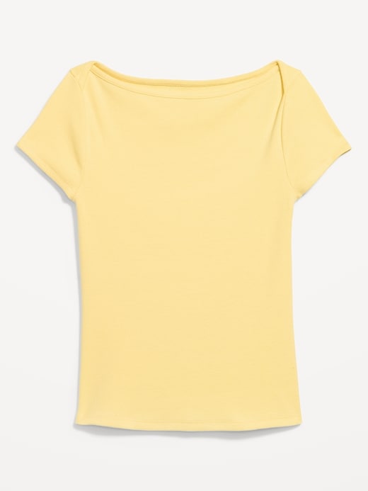 Image number 4 showing, Snug Boatneck T-Shirt