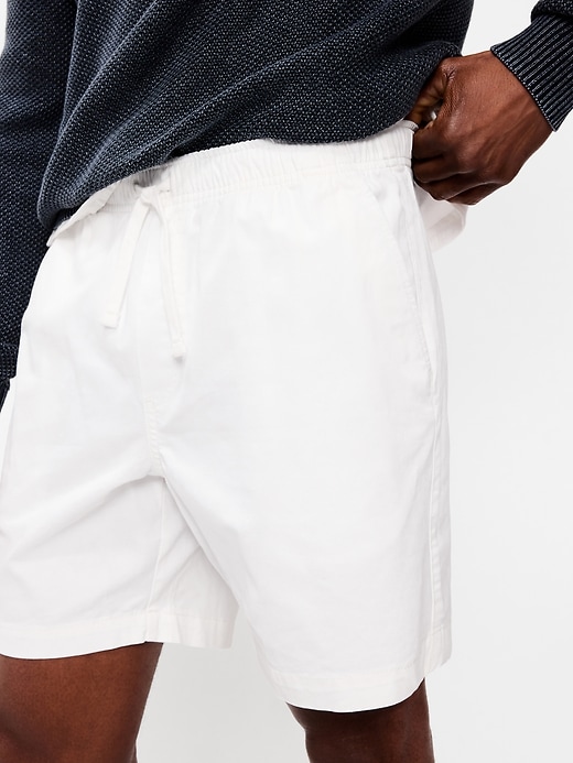 Image number 4 showing, Twill Jogger Shorts -- 7-inch inseam