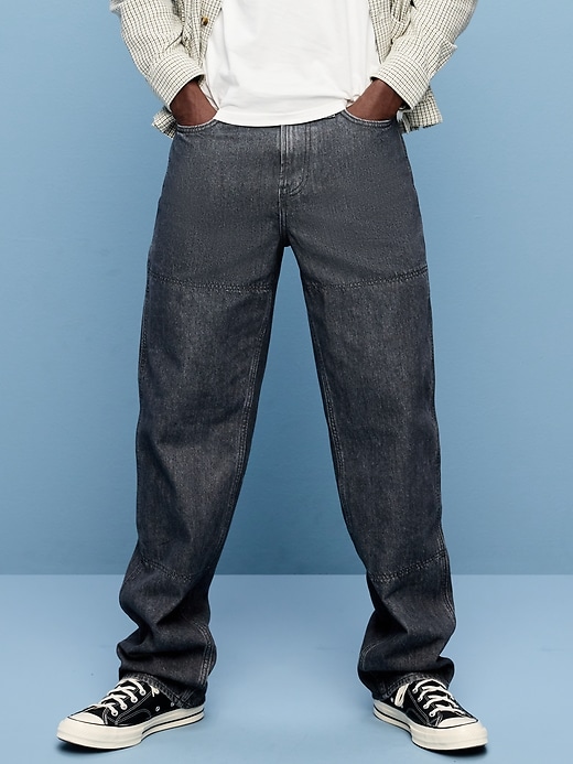 Image number 2 showing, 90s Loose Double-Knee Carpenter Jeans