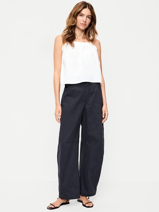 Image number 1 showing, Mid-Rise Barrel Chino Pants