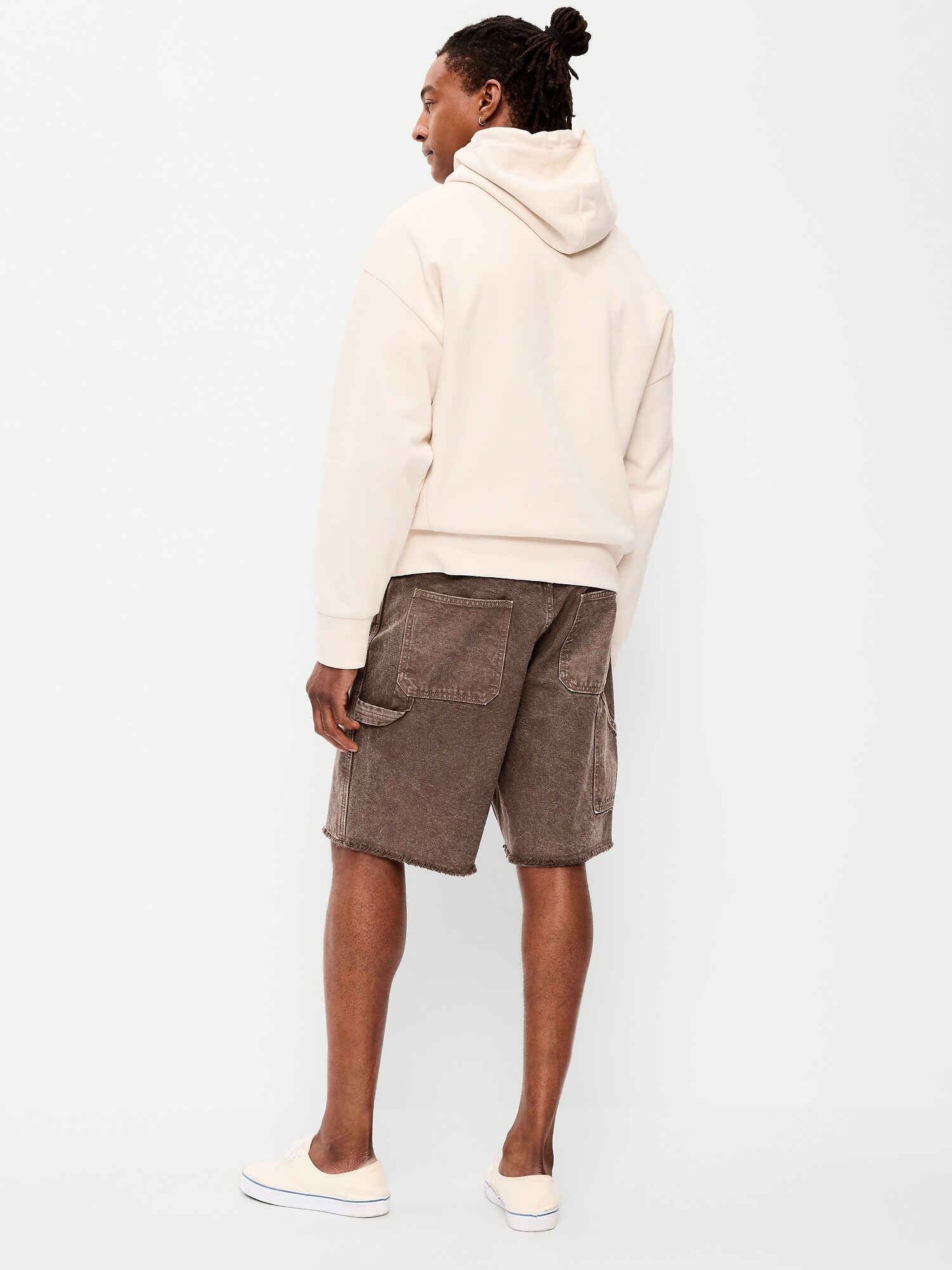 Мужские шорты Old Navy Baggy Carpenter Shorts-- 10-inch inseam, цвет: Коричневый — фото 3