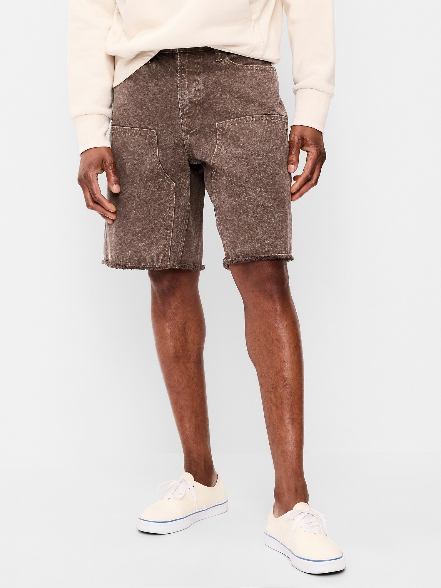 Мужские шорты Old Navy Baggy Carpenter Shorts-- 10-inch inseam, цвет: Коричневый — фото 2