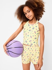 Image number 1 showing, PowerSoft Longline Sports Bra for Girls