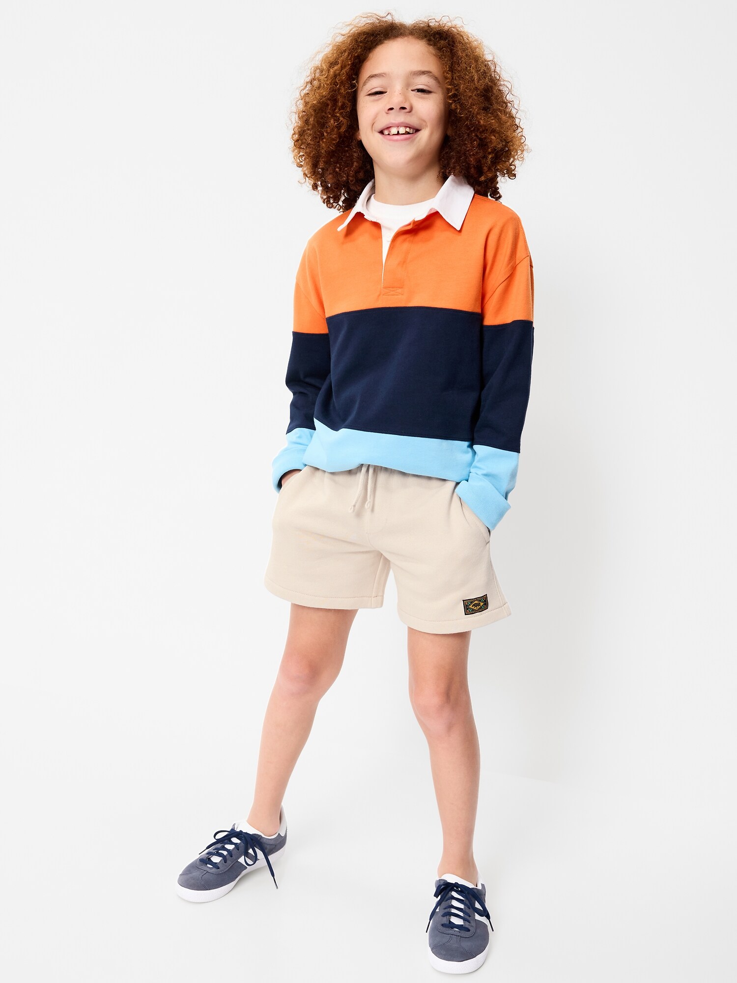 Шорты Old Navy Fleece Jogger Shorts (At Knee) для мальчиков, цвет: A Shore Thing — фото 3