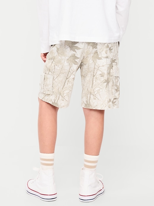 Image number 2 showing, Knee Length Baggy Ripstop Cargo Shorts for Boys