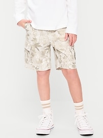 Image number 1 showing, Knee Length Baggy Ripstop Cargo Shorts for Boys
