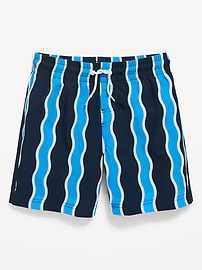 Image number 1 showing, Printed Swim Trunks for Boys