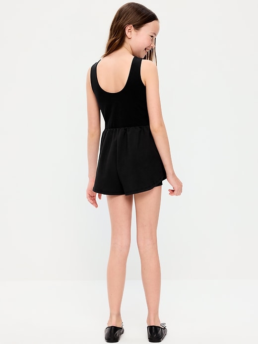 Image number 2 showing, PowerChill Sleeveless Ruffle-Trim Romper for Girls