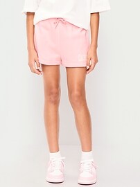 Image number 1 showing, High-Waisted Favorite Fleece Shorts for Girls