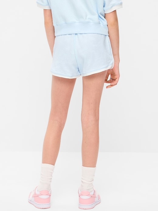 Image number 2 showing, Dolphin-Hem Terry Shorts for Girls